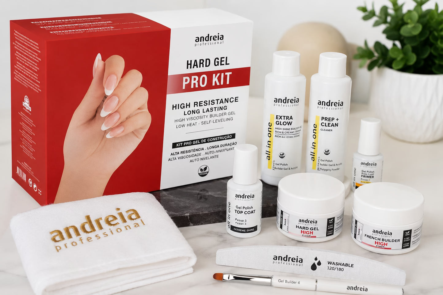 Kit Manicure Hard Gel Pro Andreia Professional Boat
