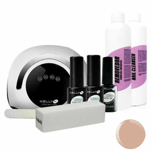 Kelly K Kit Completo (Catalisador, Primer, Base, Speed Gel S14, Limas, Removedor)