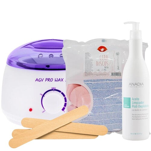 Kit Completo De Depilacao Profissional Para Peles Sensiveis