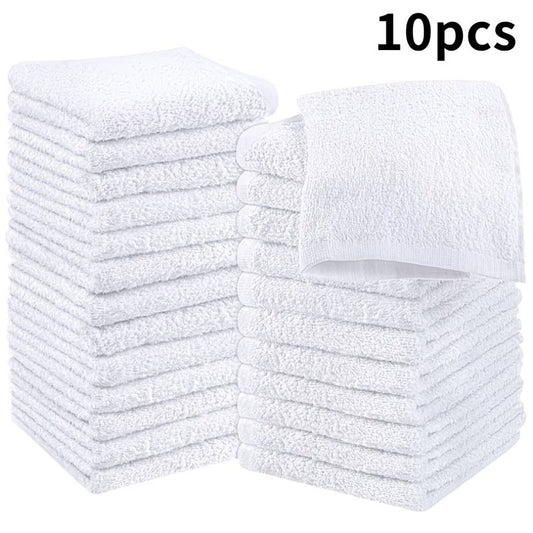 10 Toalhas Grandes Brancas 30x59 6cm