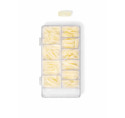 Tips Naturais Retangulares 500unid Para Construcao Em Gel
