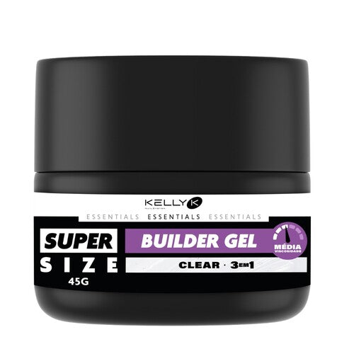 Kelly K Essentials Builder Gel Super Size 45g Clear 3 em 1